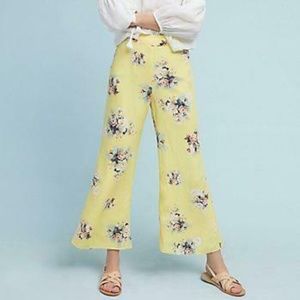 Anthropologie Wide Leg Crop Pants